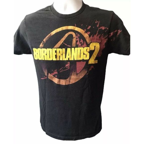 Borderlands 2 Videogame Promo T Shirt Size Small Black - Picture 1 of 5